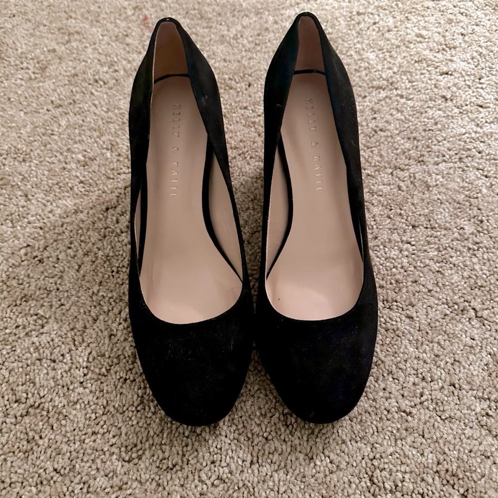 Kelly & Katie Liya Pump Black Faux Suede Block
Heels Size 7 - Picture 3 of 5